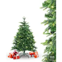 Gartenpirat BonTree Tanne künstlicher Weihnachtsbaum mit LED Christbaum : 120 cm : Baum