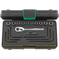 Stahlwille 96016304, Steckschlüssel-Satz, 18 Kopf/Köpfe, 230 mm, 130 mm, 685 g