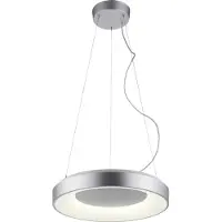 JUST LIGHT KETO ANIKA LED Pendelleuchte Steuerbare Lichtfarbe 26,5W Silber/Weiß 60-120cm 17075-21