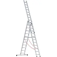 Euroline Premium 307 Mehrzweckleiter 3x12 Sprossen