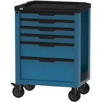 HBM Werkzeugwagen mit 6 Schubladen, 70,8 cm, blau