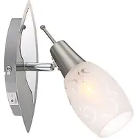 Globo Lighting Globo Florita Strahler Chrom Nickel matt, 1xE14; 54984-1