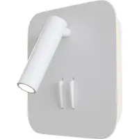 Maytoni LED Wandleuchte Ios in Weiß 2x 5W 550lm eckig