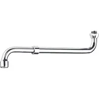 Cornat Rohrauslauf S-Form 27 - 44 cm verchromt