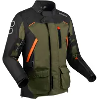 Bering Jacke Zephyr Schwarz Khaki Orange Größe M