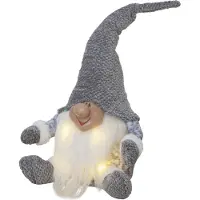 Star Trading Figurine Joylight, Leichte Dekorationsfigur, Grau, Ambiente, 4 Glühbirne(n), LED, 0,06 W