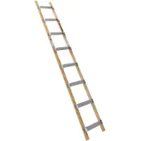 Euroline Holz/Alu Dachdeckerleiter 8 Sprossen