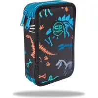 CoolPack Piórnik 2-komorowy z wyposaeniem Jumper 2 fossil