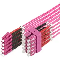 Digitus DK-2532-01-4 – OM4 Glasfaserkabel 1m – Duplex LC zu SC – 5 Stück