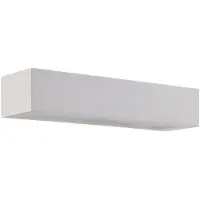 LINDBY Wandleuchte Arya, up/down, weiß, Gips, G9, 2-flg., bemalbar