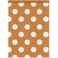 Lichtblick Doppelrollo blickdicht ohne Bohren Klemmbar, Anschraubbar Orange 110 cm x 150 cm (B x L)