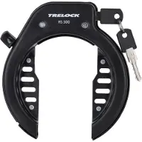 Trelock Rahmenschloss RS 300,AZ,Flex Mount, schwarz