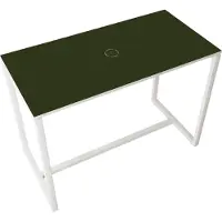 Paper Flow Paperflow TD150.13.08 Stehtisch EasyDesk - 150 x 110 x 75 cm, weiß/grün