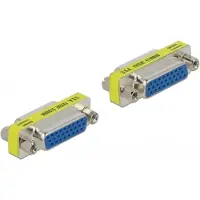 DeLOCK D-Sub HD 26 Pin Gender Changer Buchse zu Buchse, D-Sub 26pin, D-Sub 26pin, Silber