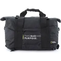 National Geographic Pathway Foldable Duffel Bag S Reisetasche Black