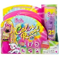 Barbie Enthüllen Sie Farbset Des Geschenk-neon-tie-dye-blumenpuppen