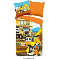 Muller Textil Duvet cover Good Morning 135x200 + 1* 80x80 cm - excavator