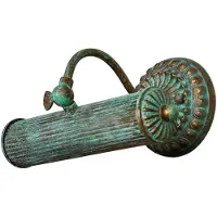 LINDBY Bilderleuchte Beno, 25 cm, Metall, E14 grünspann
