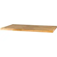 Proregal Massive Vollholz-Buchenplatte für Werkbank Rhino | HxBxT 5x200x75cm | Fugenfrei und verzugsfest