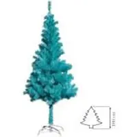 Linder Exclusiv GmbH Künstlicher Weihnachtsbaum türkis inkl. Ständer Tannenbaum Christbaum 180cm