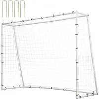Vevor Fußball Rebound Netze Tragbares Prellwand Fußball 242 x 92 x 184 cm