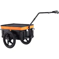 StarTech.com Fahrradanhänger - 40 kg Tragkraft - Faltbarer Transportanhänger - Kompakt verstaubar - Universalkupplung - Wasserdichte Abdeckung - 40,6 cm Räder - Passend für 640-711 mm Fahrradräder