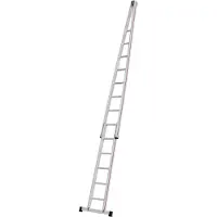 Hymer Glasreinigerleiter mit Wandlaufrollen 13 Sprossen