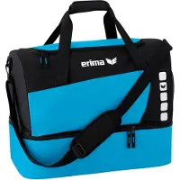 Erima Training Club 5 Sporttasche mit Bodenfach curacao schwarz Gr L