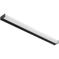 LINDBY Wandlampe Ulisan , schwarz, für Badezimmer, Aluminium, Modern, Wandleuchte, Wandlampe Bad