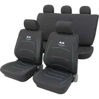Petex Auto Sitzbezüge Universal Komplett Set 11-teilig - Racing blau, Eco Class mit SAB 1 Vario | Autositzbezüge / Schonbezüge von