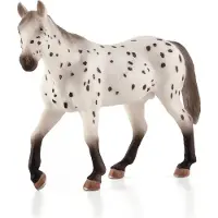Small Foot Mojo Fun Appaloosa Stallion, 3 Jahr(e), HORSE WORLD, Weiß, Schwarz, Polyvinylchlorid (PVC)