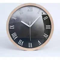 Tulup Holzuhr 25fi cm wanduhr - weiße Spitzen - Norwegian Klippe