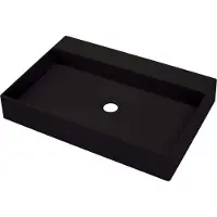 Deante Granite countertop washbasin with space for a tap