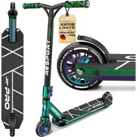 RE:SPORT Stunt Scooter REVO PRO für Kinder & Erwachsene mit Ständer | Profi Stuntroller 110mm PolyurethanWheels & Y-Bar | Stuntscooter Kickscooter ABEC 9 Kugellager | Tretroller Trickroller