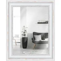 MendeFrames Wandspiegel H550 Antik weiß 50x60 cm