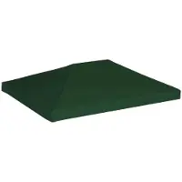 vidaXL "im SALE"Pavillondach(1 pc) - modernen Design - Wasserdicht für Ihr Faltpavillon - 310 g/m² 4x3 m Grün - Pavillons & Partyzelte NeuMöbel42046