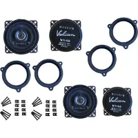 DSX Hifonics Lautsprecher für BMW X3 E83 Facelift Bj 07 – 10 Tür vorne hinten 200 W