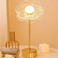 360Home Blume Tischlampe Schlafzimmer Nachttischlampe Nachtlicht warm