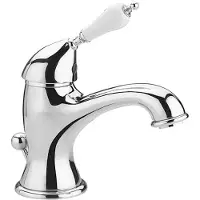 TRIZERATOP Waschtischarmatur Chrom Retro, Vintage Wasserhahn, Mischbatterie