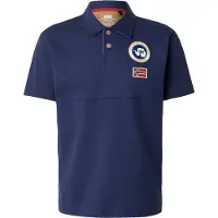 Napapijri Poloshirt E-Reflect NP0A4H4B Dunkelblau Relaxed Fit