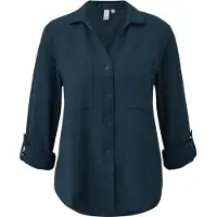 QS Bluse Bluse mit Turn-up