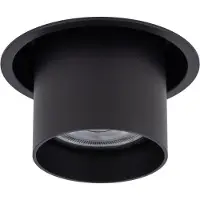 Licht-Erlebnisse Einbaustrahler Metall D: 8.3 cm Schwarz GU10 rund Modern