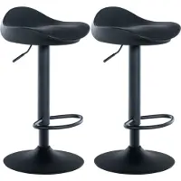 CLP 2er Set Barhocker Alisson schwarz