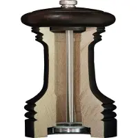 Aps Pfeffermühle -PROFESSIONAL- /// Ø 5,5 cm, H: 15 cm /// deutsches Buchenholz, dunkel /// Mahlwerk /// 40520