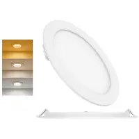 Braytron Ultraslim LED Einbaustrahler 18W Weiß Ø229mm | 1760 Lumen | 3CCT 3000K/4000K/6500K | 26mm