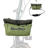 RockBros Lenkertasche Robuste Multifunktionale 2,8-4,6L für Klapprad und Brompton Grün