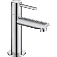 Markenlos Kaltwasserhahn für Waschbecken - Einhebelmischer - Chrom - Messing