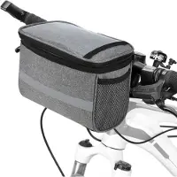 Lixada Radfahren Fahrrad Fahrrad Isolierte Fronttasche MTB Fahrradlenker Tasche Korb Packtasche Kuehltasche mit reflektierendem Streifen
