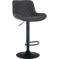 CLP Barhocker Minosa Stoff schwarz