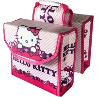 Bike Fashion HELLO KITTY Doppelpacktasche // neues Design, mit Streifen (816090)